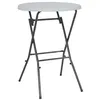 Image de vidaXL Table de bar pliante Blanc 80 x 110 cm PEHD