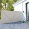 Image de vidaXL Auvent Latéral de Terrasse 400x200 cm Crème Store Latéral de Balcon