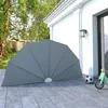 Image de vidaXL Auvent latéral pliable de terrasse Gris 160 cm