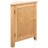 Image de Armoire d angle 59 x 45 x 80 cm Bois de chêne massif