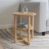 Image de vidaXL Bijzettafel 40x50 cm massief eikenhout 247044
