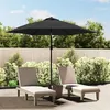 Image de vidaXL Parasol d'Extérieur avec Poteau en Métal, Pare-soleil de Patio, Abri de Soleil, Parasol de Plage Jardin Terrasse 44499