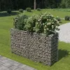Image de Lit surélevé à gabion Acier galvanisé 180x50x100 cm