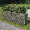 Image de Lit surélevé à gabion Acier galvanisé 270x50x100 cm