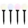 Image de vidaXL Lampe solaire sphérique LED de jardin 4 pcs 15 cm RVB