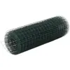 Image de vidaXL Kippengaas 10x0,5 m staal met PVC coating groen143623