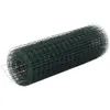 Image de vidaXL Kippengaas 10x0,5 m staal met PVC coating groen143626