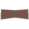 Image de vidaXL Windscherm uittrekbaar 160x600 cm bruin143681