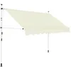Image de Auvent manuel rétractable 250 cm Crème