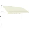 Image de Auvent manuel rétractable 350 cm Crème