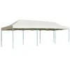 Image de vidaXL Tente de Réception Pliable Blanc Cassé Tonnelle Chapiteau de Jardin 44974