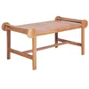 Image de vidaXL Table basse 100x50x45 cm Teck solide