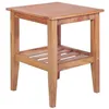 Image de vidaXL Table basse 40x40x50 cm Carrée Teck solide