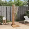 Image de vidaXL Buitendouche 70x75x204 cm massief teakhout44667