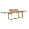 Image de vidaXL Table extensible de jardin 180-280x100x75 cm Teck solide