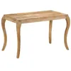Image de vidaXL Table de salle à manger 118x60x76 cm Bois de manguier massif