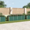 Image de vidaXL Lit surélevé de jardin Acier galvanisé 320x80x77 cm Vert