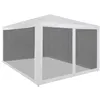 Image de vidaXL Partytent met 4 mesh zijwanden 4x3 m45109