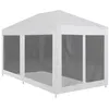 Image de vidaXL Partytent met 6 mesh zijwanden 6x3 m45110