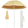 Image de vidaXL Parasol de Plage Naturel Style Hawaïen, Pare-soleil de Patio, Abri de Soleil, Parasol de Jardin Terrasse Cour 44548
