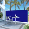 Image de vidaXL Windscherm uittrekbaar 140x300 cm blauw45355