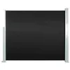 Image de vidaXL Auvent Latéral Rétractable 120x300cm Noir Jardin Balcon Brise-vue Store 45359