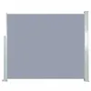 Image de vidaXL Auvent Latéral Rétractable 120x300 cm Gris Brise-vue Store Abri Balcon 45363