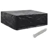 Image de Salon de jardin Vidaxl metal noir 4 personnes