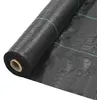 Image de vidaXL Toile de paillage PP 2 x 50 m Noir