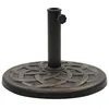 Image de vidaXL Parasolvoet rond 19 kg polyresin bronskleurig45202