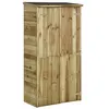 Image de vidaXL Abri à outils pour jardin Pin 85 x 48 x 177 cm