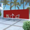 Image de vidaXL Windscherm uittrekbaar 160x500 cm rood45463