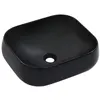 Image de Lavabo 44,5 x 39,5 x 14,5 cm Céramique Noir