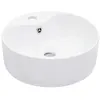 Image de Lavabo avec trop plein 36x13 cm Céramique Blanc