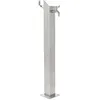 Image de vidaXL Colonne à eau de jardin carrée Acier inoxydable 95 cm 45453