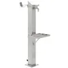 Image de Colonne à eau de jardin carrée Acier inoxydable 95 cm