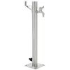 Image de vidaXL Tuinwaterkolom rond 65 cm roestvrij staal45457