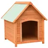 Image de vidaXL Hondenhok 72x85x82 cm massief grenen- en vurenhout170639