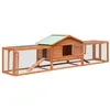 Image de vidaXL Clapier Pin massif et sapin 310x70x87 cm