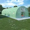 Image de vidaXL Serre 900x300x200 cm Vert Acier Galvanisé Serre de Jardin Abris Légumes 45537