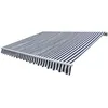 Image de vidaXL Luifel handmatig uittrekbaar 300 cm blauw/wit275552