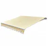 Image de vidaXL Luifel gemotoriseerd uitschuifbaar 400 cm geel/wit275559