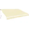 Image de vidaXL Luifel handmatig uittrekbaar 400 cm cràme275572