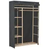 Image de Garde robe Gris 110 x 40 x 170 cm Tissu