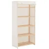 Image de vidaXL Kledingkast 79x40x170 cm stof wit248190