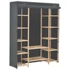 Image de Garde robe Gris 135 x 40 x 170 cm Tissu