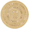 Image de vidaXL Vloerkleed handgemaakt 90 cm gevlochten jute133707