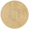Image de vidaXL Vloerkleed handgemaakt 150 cm gevlochten jute133709