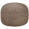 Image de Pouf fait à la main Gris clair 45 x 30 cm Jute