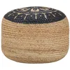 Image de Pouf fait à la main Bleu 45 x 30 cm Jute